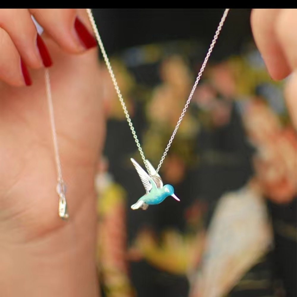 Humming Bird necklace - Picture 5 of 6